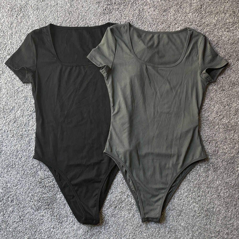 SHEIN Ribbed Bodysuit Bundle